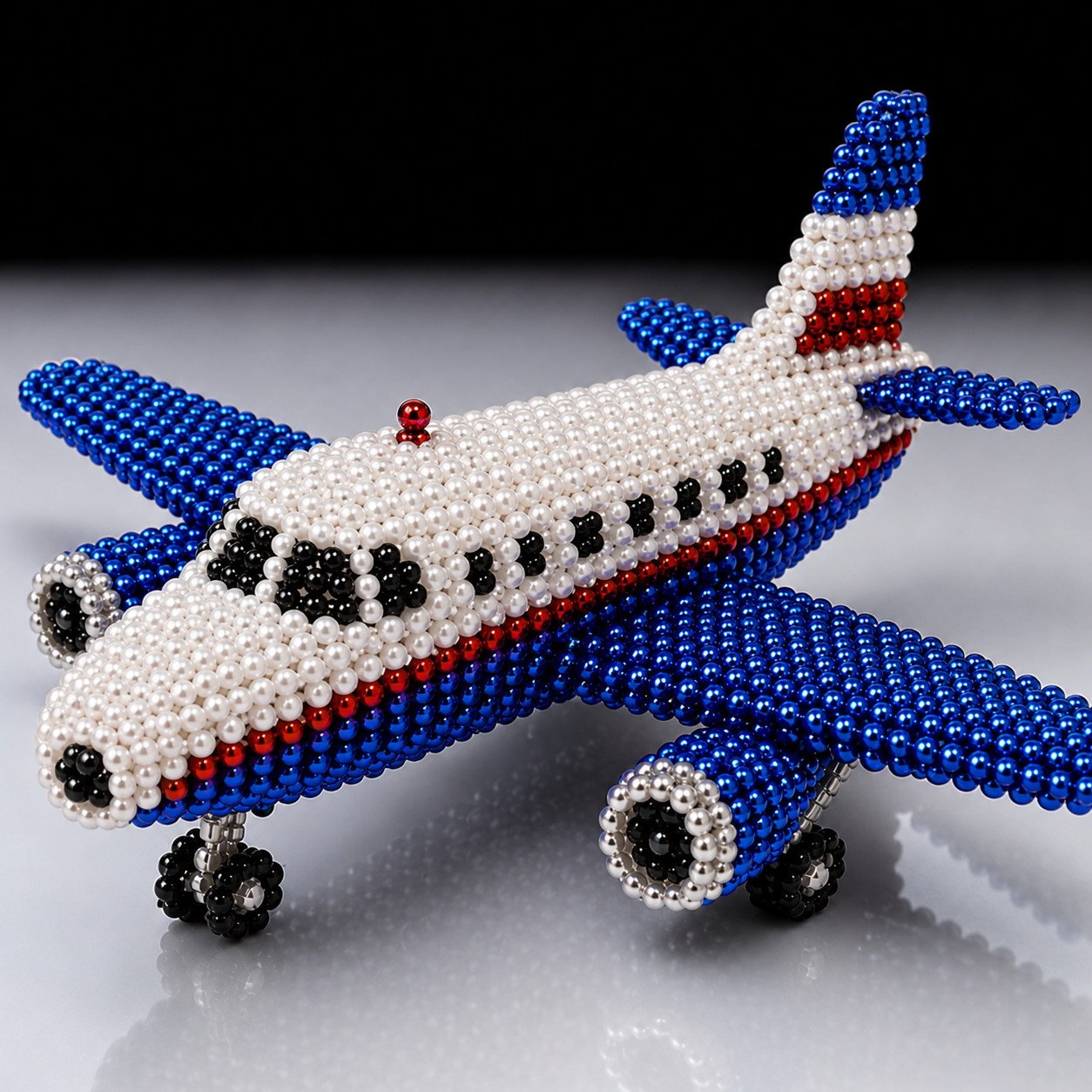 3D Beaded Plane PDF Pattern PDF pattern