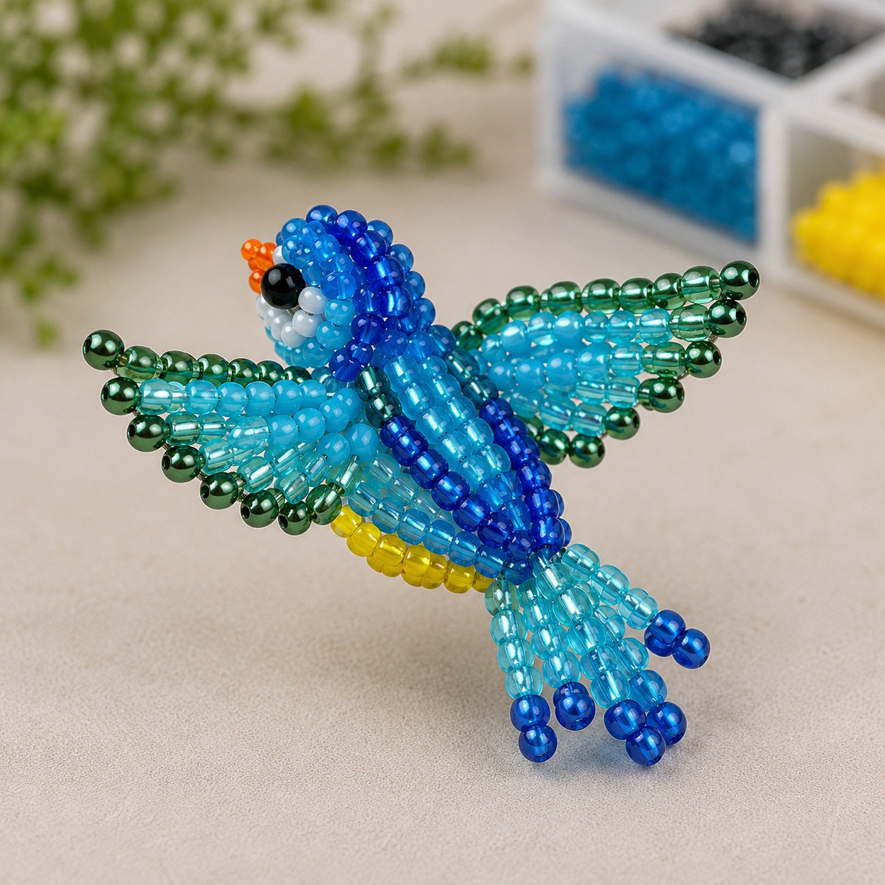 3D Beaded Bird PDF Pattern PDF pattern