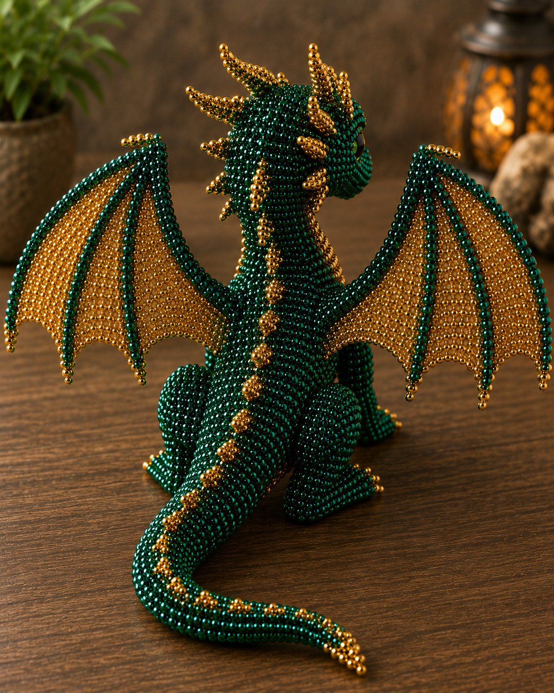 3D Beaded Dragon PDF Pattern PDF pattern