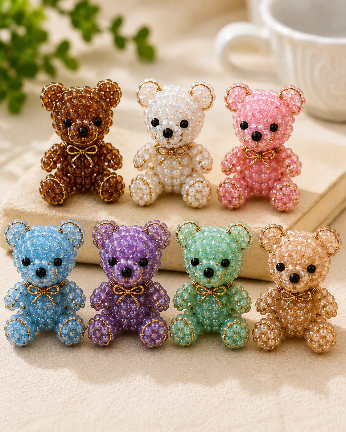 3D WireLoop Teddy Bear (English) PDF Pattern PDF pattern