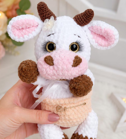 Cow Stacking Toy Crochet PDF Pattern PDF pattern
