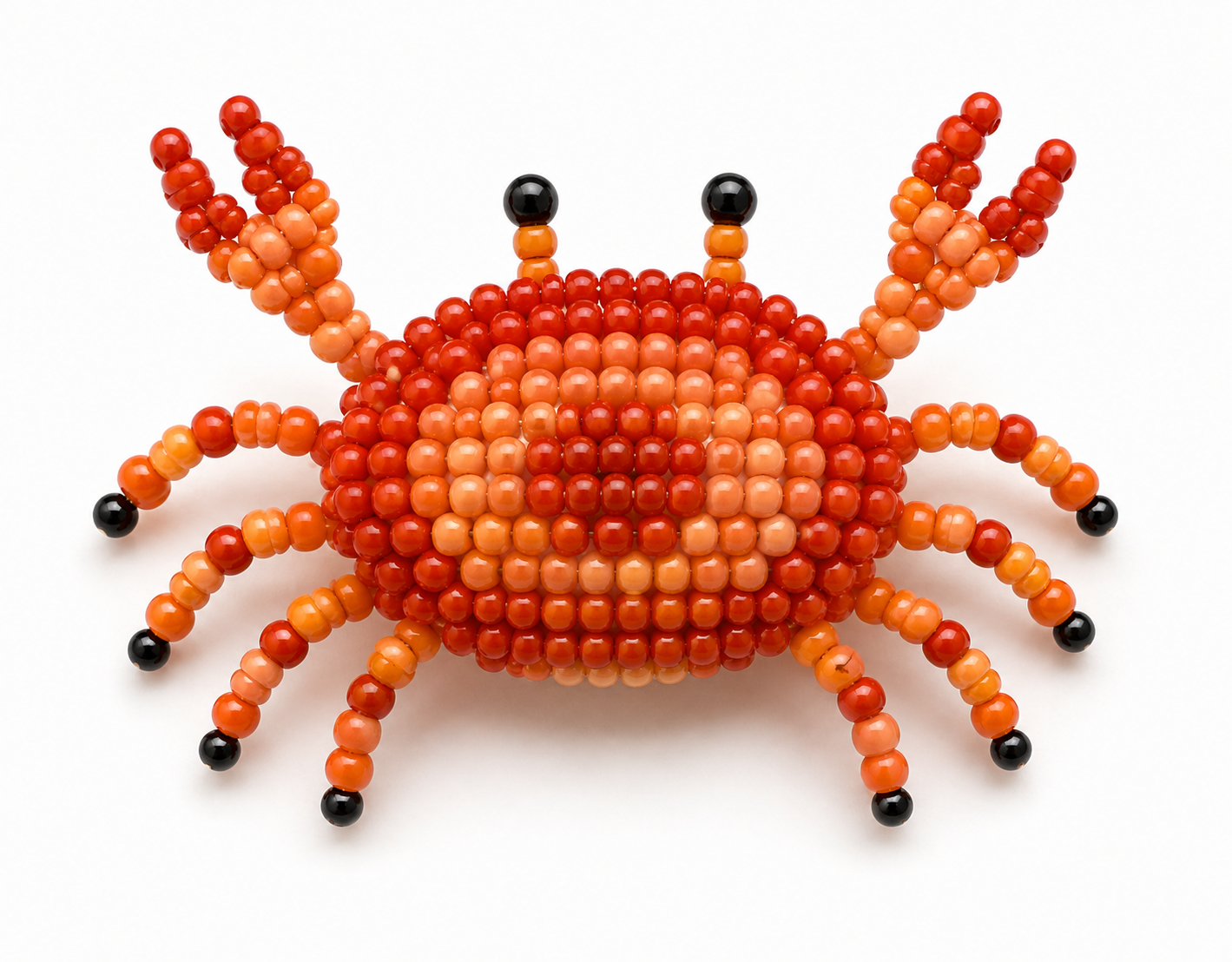 3D Beaded Crab PDF Pattern gallery image