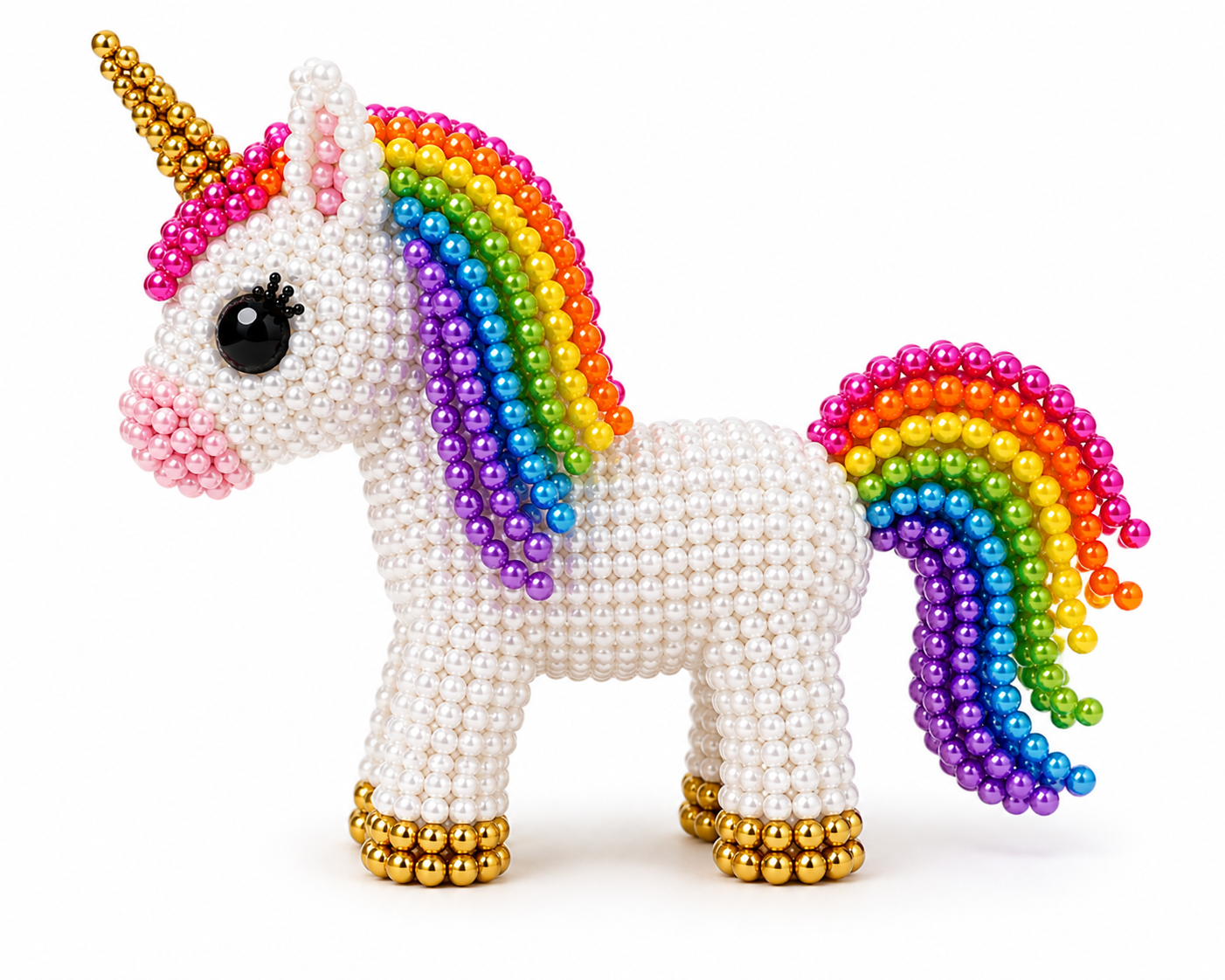 3D Beaded Unicorn PDF Pattern gallery image
