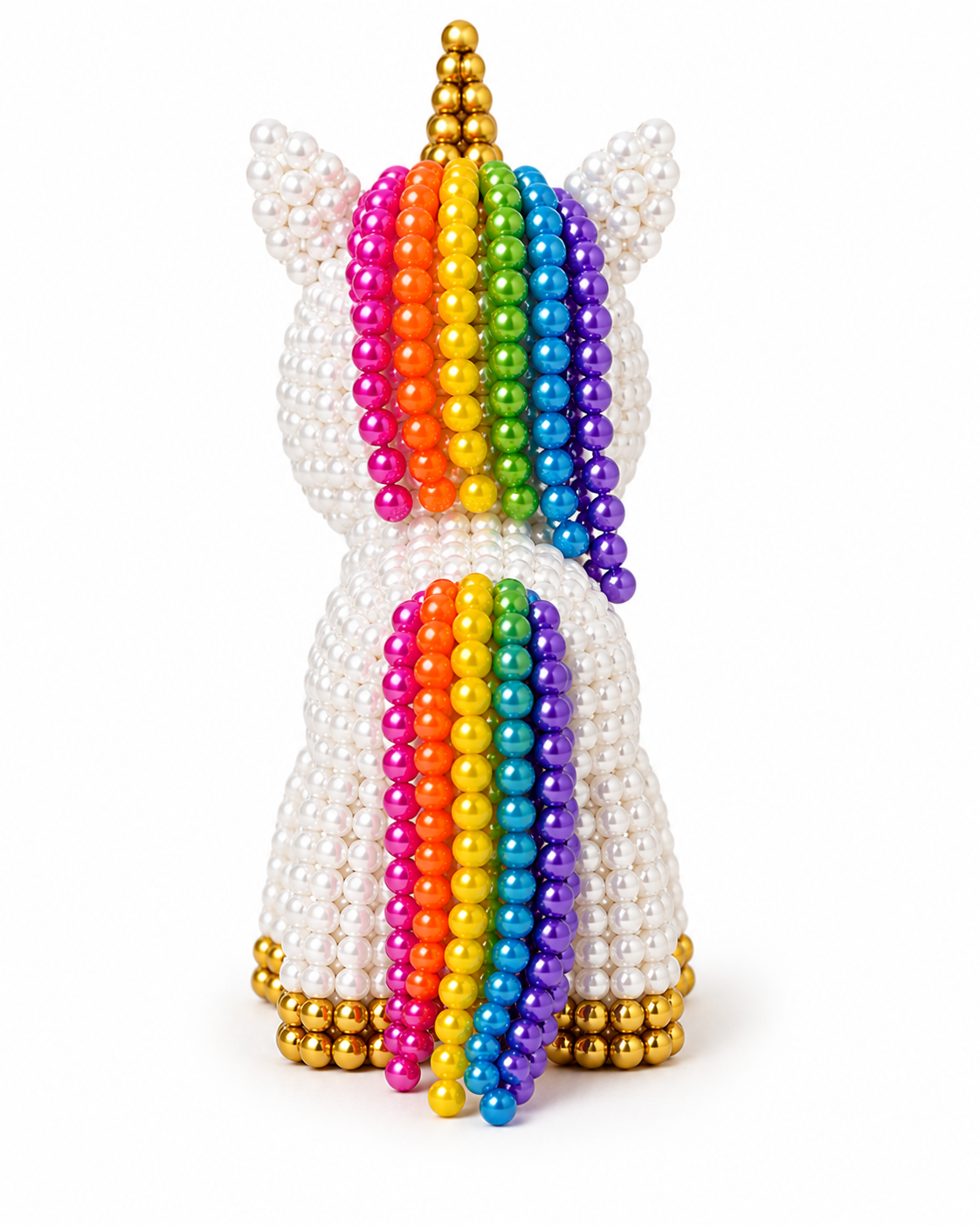 3D Beaded Unicorn PDF Pattern gallery image