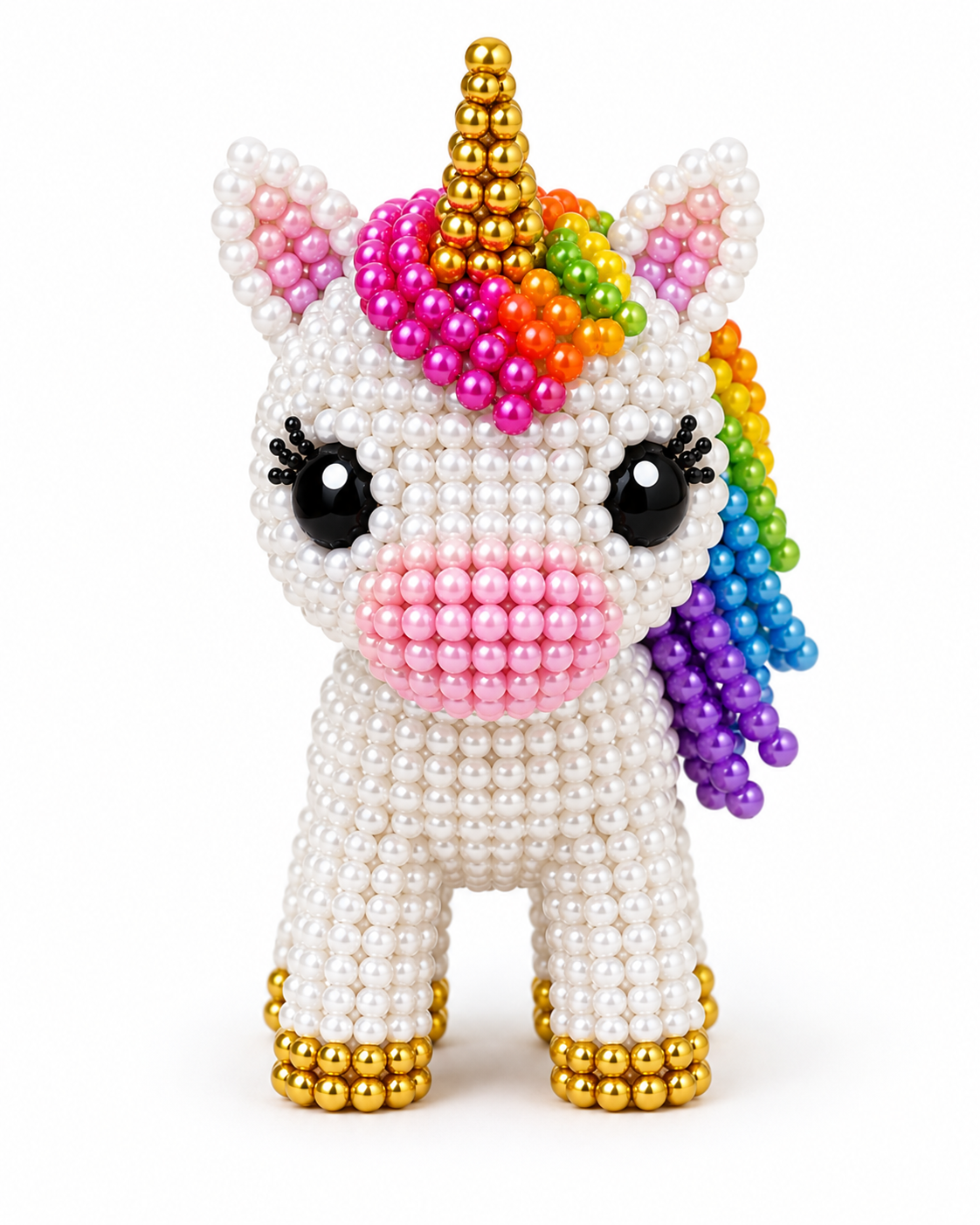 3D Beaded Unicorn PDF Pattern gallery image
