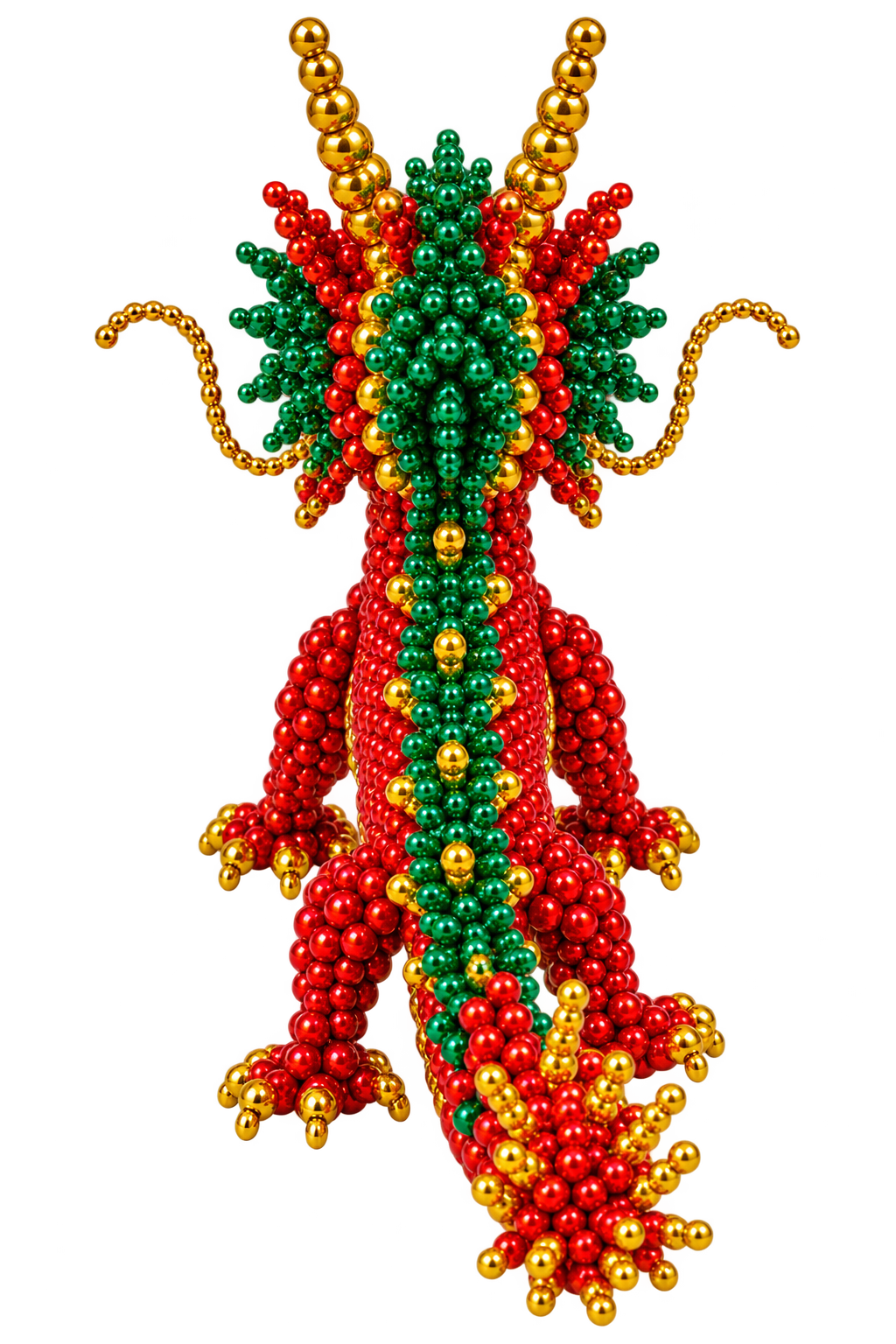 3D Beaded Chinese Dragon PDF Pattern gallery image