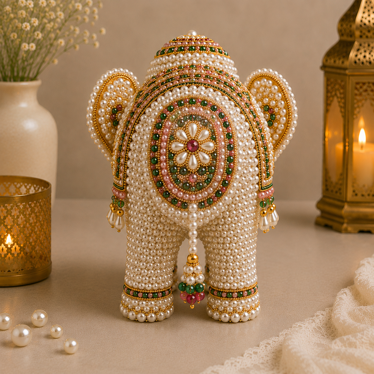 3D Beaded Elephant PDF Pattern gallery image
