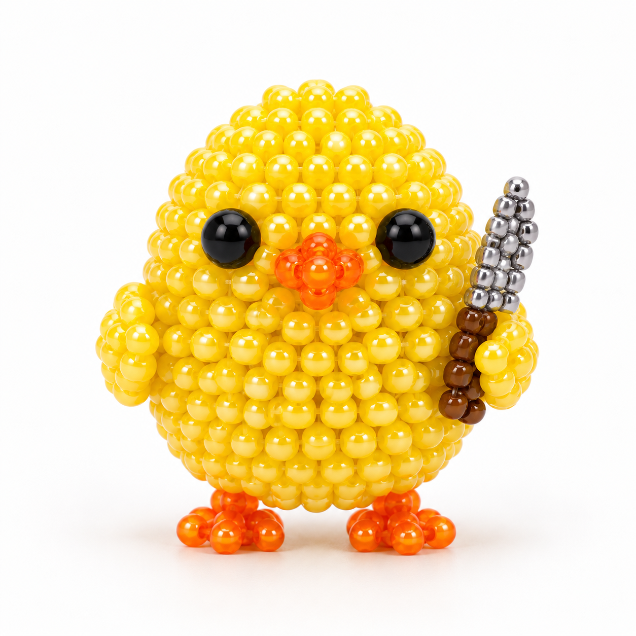 3D Beaded Chick PDF Pattern gallery image