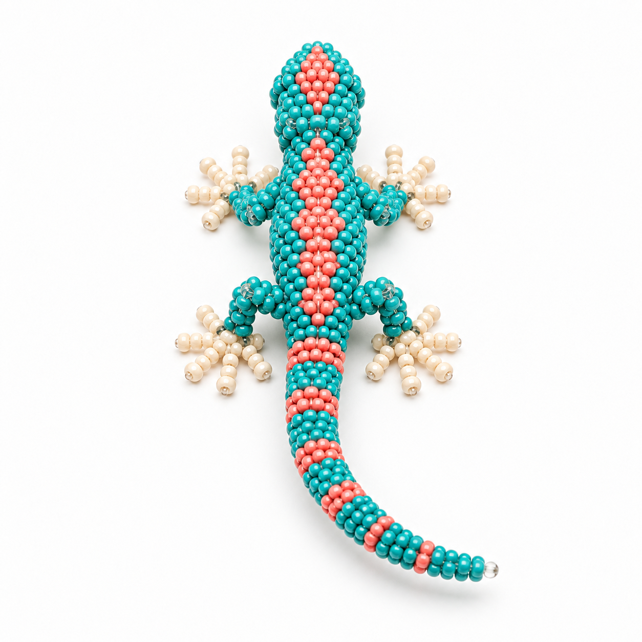 3D Beaded Gecko PDF Pattern gallery image