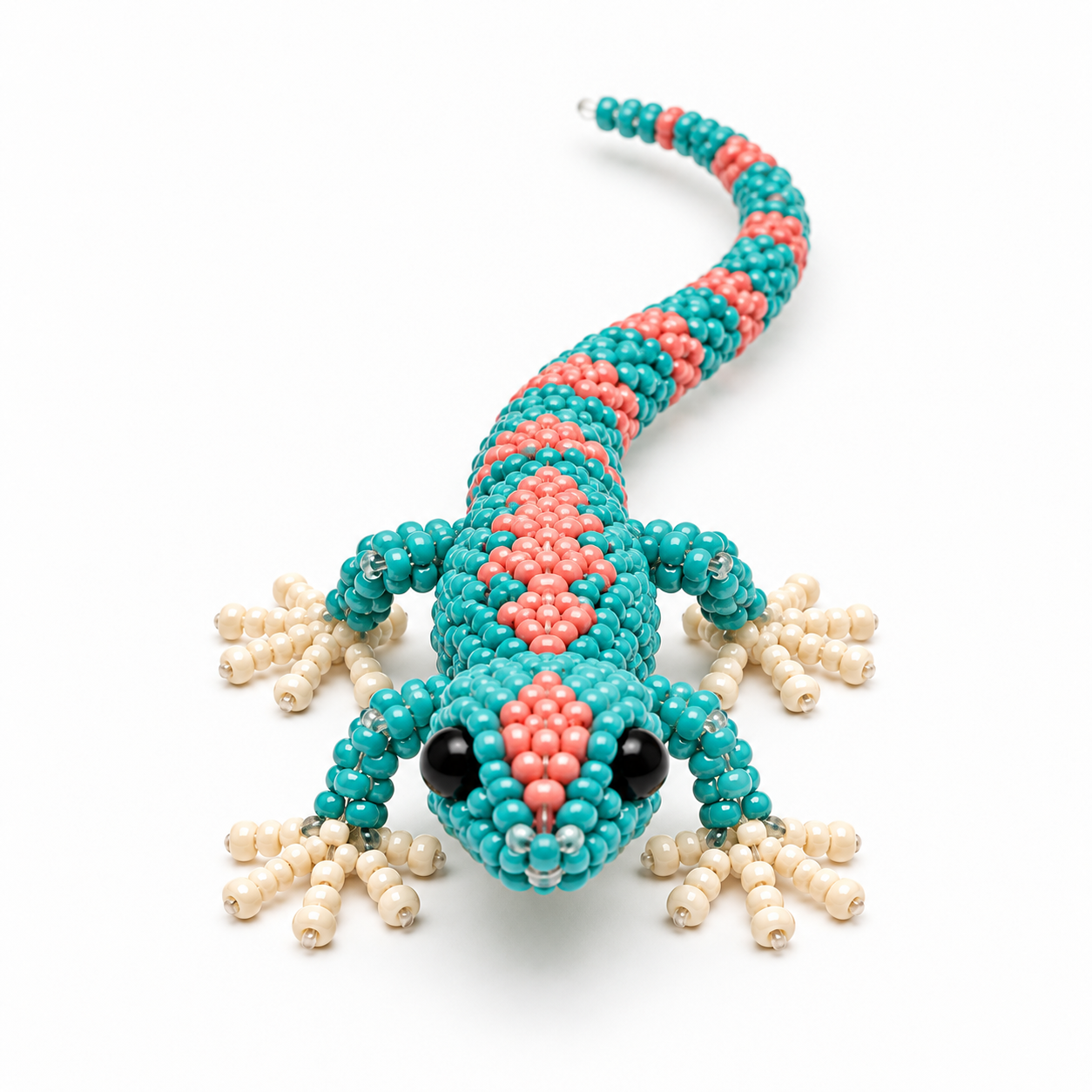 3D Beaded Gecko PDF Pattern gallery image