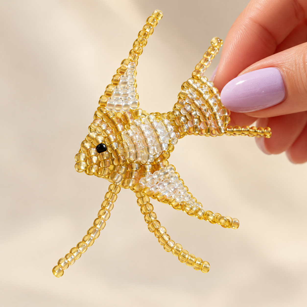 Beaded Angelfish PDF Pattern gallery image