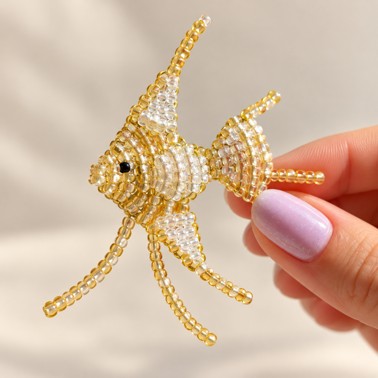 Beaded Angelfish PDF Pattern gallery image