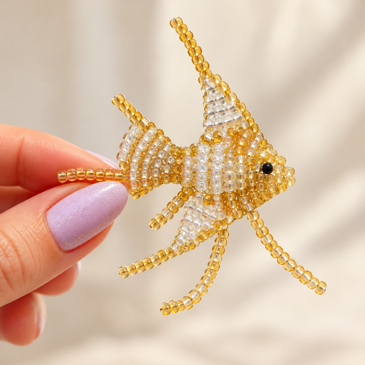 Beaded Angelfish PDF Pattern gallery image
