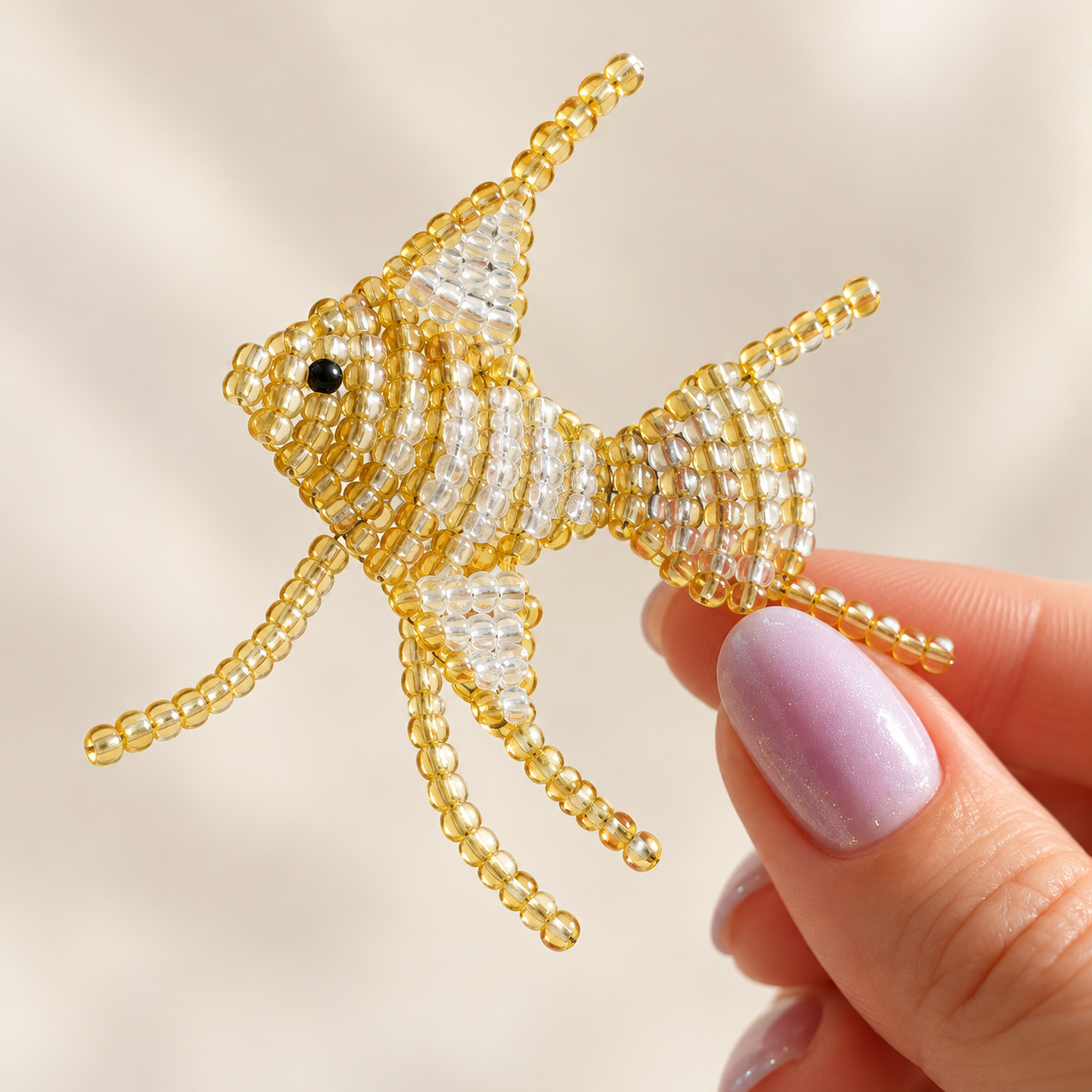 Beaded Angelfish PDF Pattern gallery image