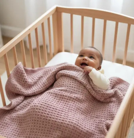 Waffle Crochet Baby Blanket PDF Pattern PDF pattern